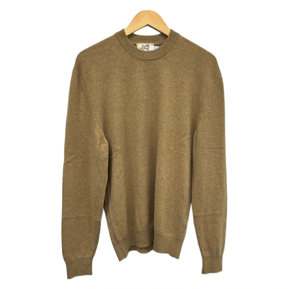 Hermes Beige Men's Sweater #334493H77B